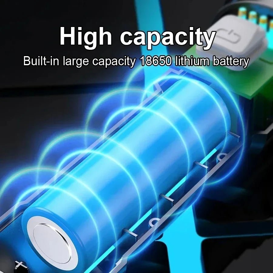 100000LM Super Bright Flashlight Rechargeable LED Torch Long Range Tactical Lamp for Outdoor Waterproof Camping Fishing Lantern - LeeHT