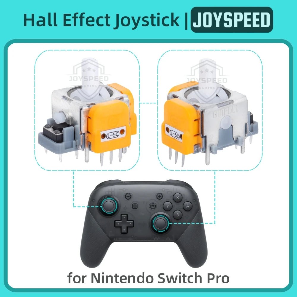 10/30pcs Hall Effect Joystick for PS5 DualSense PS4 Controller 3D Analog Stick for Xbox One Series Switch Thumbstick Accessories - LeeHT