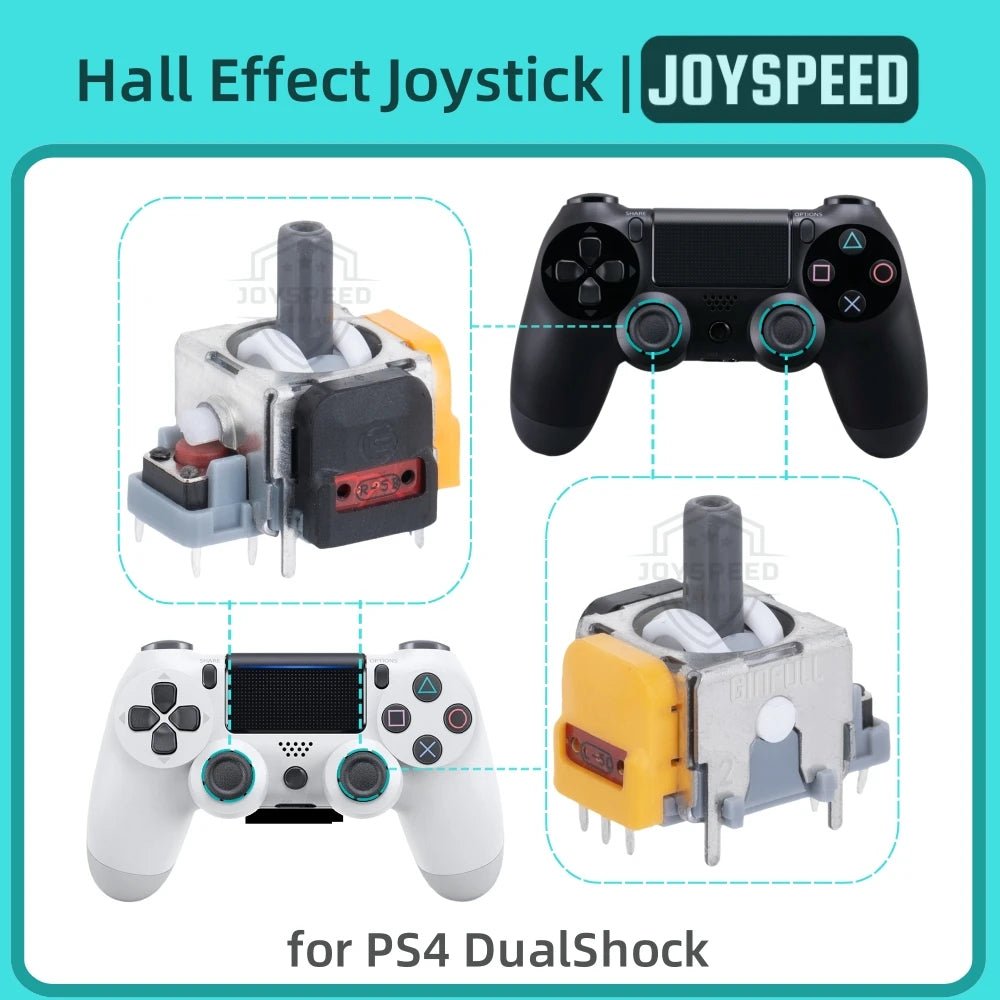 10/30pcs Hall Effect Joystick for PS5 DualSense PS4 Controller 3D Analog Stick for Xbox One Series Switch Thumbstick Accessories - LeeHT
