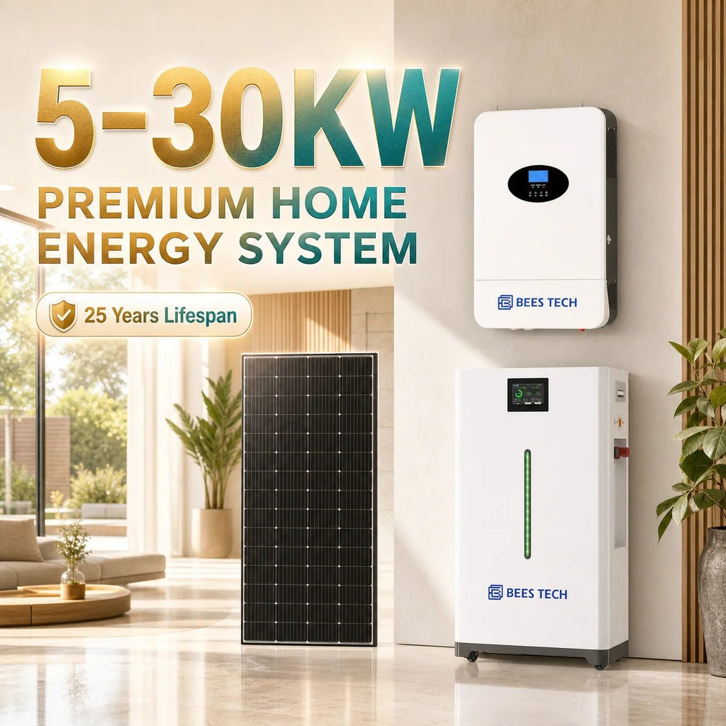 10kw 15kw 20kw 25kw 30kw 50kw Household Solar Energy System Complete Home Use Solar Power Energy Storage System Lithium Battery - LeeHT