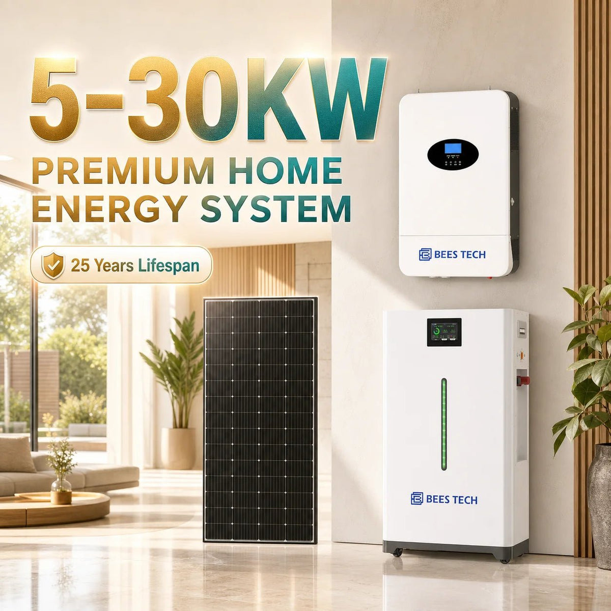 10kw 15kw 20kw 25kw 30kw 50kw Household Solar Energy System Complete Home Use Solar Power Energy Storage System Lithium Battery - LeeHT