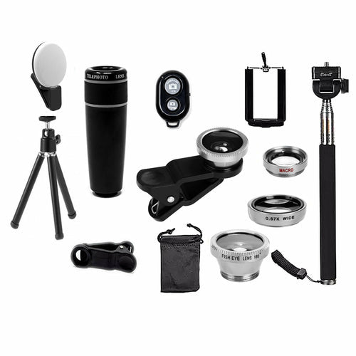 11 in 1 Smartphone Camera Lens Kit - LeeHT