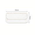 1pc Foldable Wall-mounted Shelf, For Bathroom, Toilet, Kitchen, Bedside, No Drilling Phone Storage, Wifi Router Storage - LeeHT