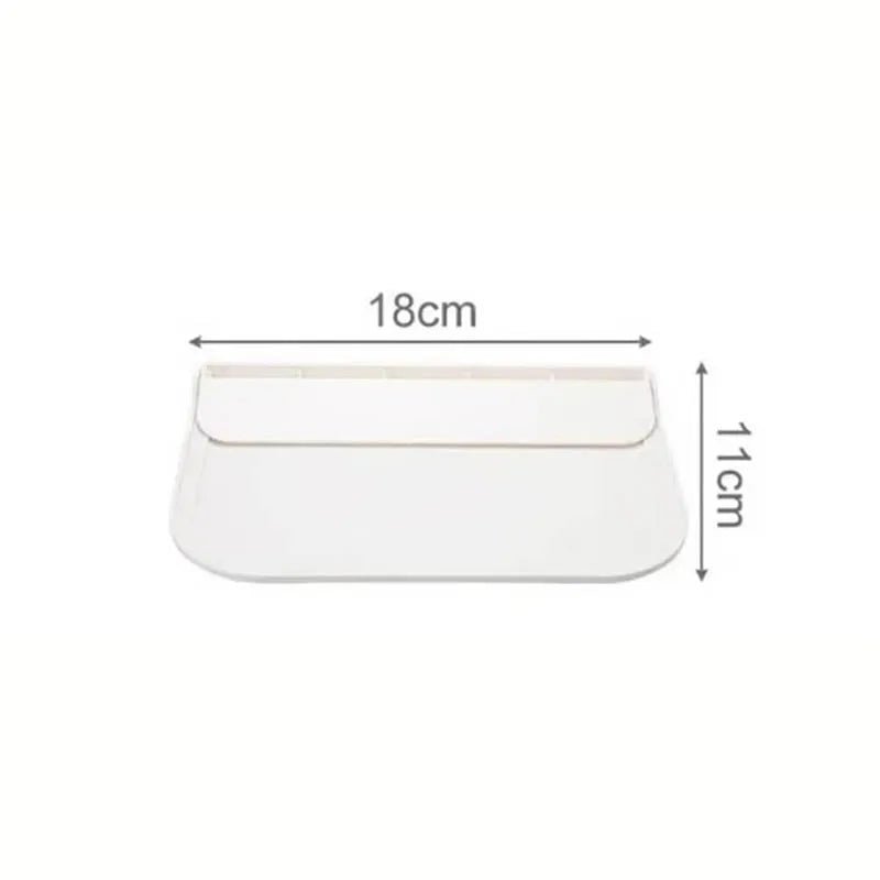 1pc Foldable Wall-mounted Shelf, For Bathroom, Toilet, Kitchen, Bedside, No Drilling Phone Storage, Wifi Router Storage - LeeHT