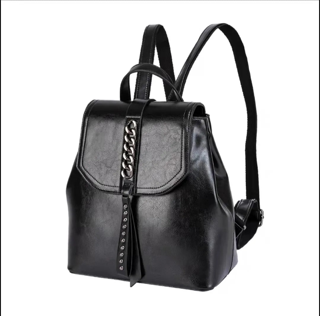 2022 Custom Student Genuine Leather Girls School Bags Casual Sports Women's Backpacks - LeeHT