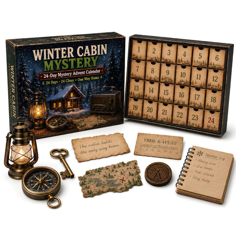 24-Day Mystery Adventure Advent Calendar – Christmas Puzzle Escape Room Game with 6 Themes, Daily Surprise Discovery - LeeHT