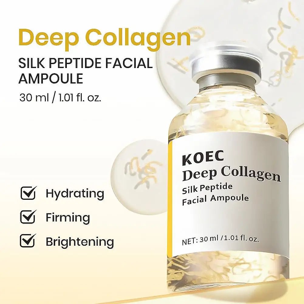 30ml Silk Collagen PDRN Serum Deep Peptide Intensive Revitalizing Face Cream Anti-Wrinkle Firming Lifting Korea Skin Care - LeeHT