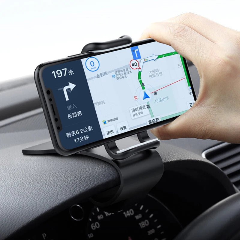 360 Rotatable Car Phone Holder Universal Cell Phone Stands Car Rack Dashboard Support for Auto Grip Mobile Phone Fixed Bracket - LeeHT