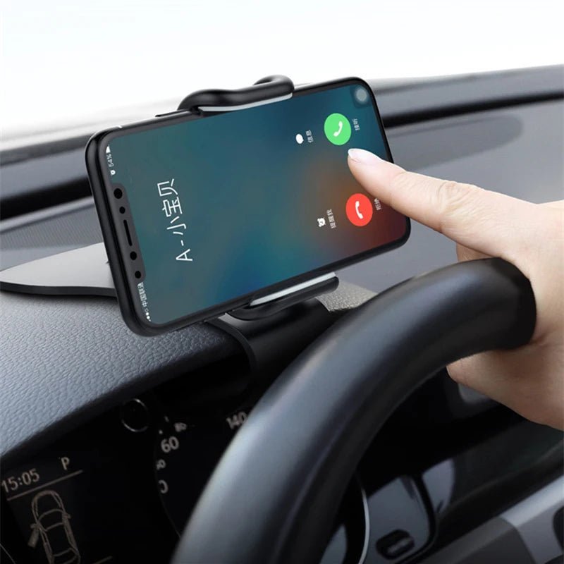 360 Rotatable Car Phone Holder Universal Cell Phone Stands Car Rack Dashboard Support for Auto Grip Mobile Phone Fixed Bracket - LeeHT