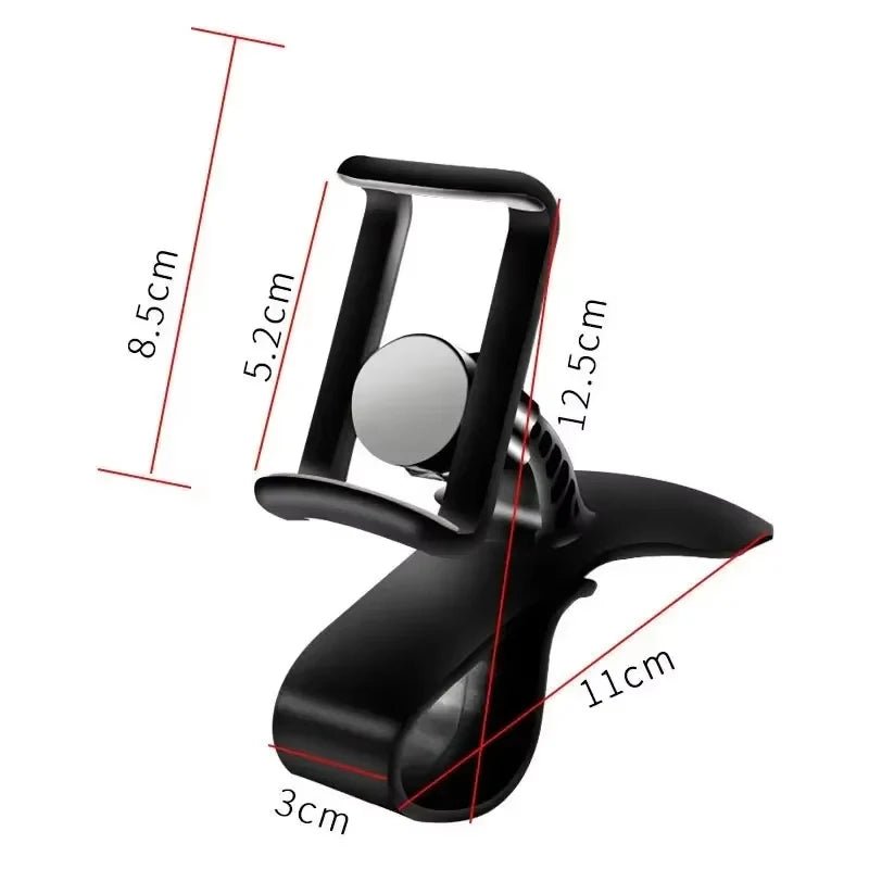 360 Rotatable Car Phone Holder Universal Cell Phone Stands Car Rack Dashboard Support for Auto Grip Mobile Phone Fixed Bracket - LeeHT