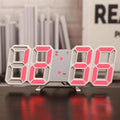 3D LED Digital Clock Wall Decoration Glow Night Mode Decoration for Bedroom Adjustable Electronic Watch Room Decor Aesthetics - LeeHT