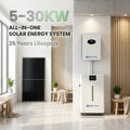 5kw 10kw 12kw 20kw Hybrid Solar Energy Power System 3 Phase 6kw Kit Complete With Lithium Battery - LeeHT