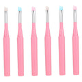 6Pcs Eyebrow Makeup Brush Set Silicone for Lip and Brow