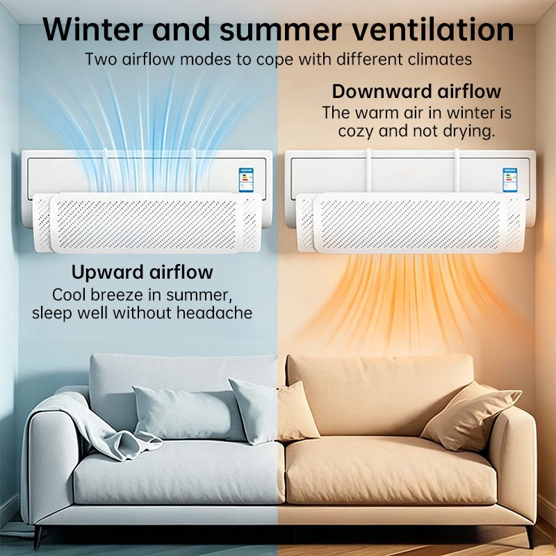 AC Wind Deflector – Adjustable Air Conditioner Diffuser to Stop Cold Air Blowing Directly on You - LeeHT