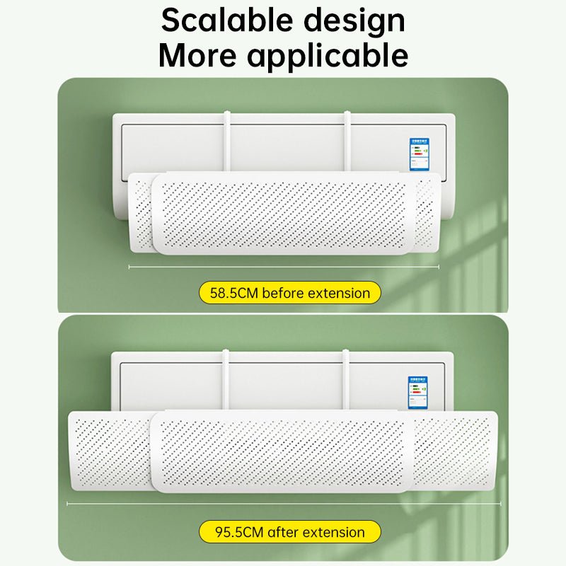 AC Wind Deflector – Adjustable Air Conditioner Diffuser to Stop Cold Air Blowing Directly on You - LeeHT