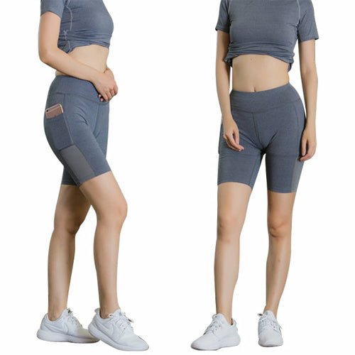 All Seasons Yoga Shorts Stretchable With Phone Pocket - LeeHT