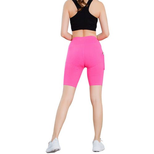 All Seasons Yoga Shorts Stretchable With Phone Pocket - LeeHT