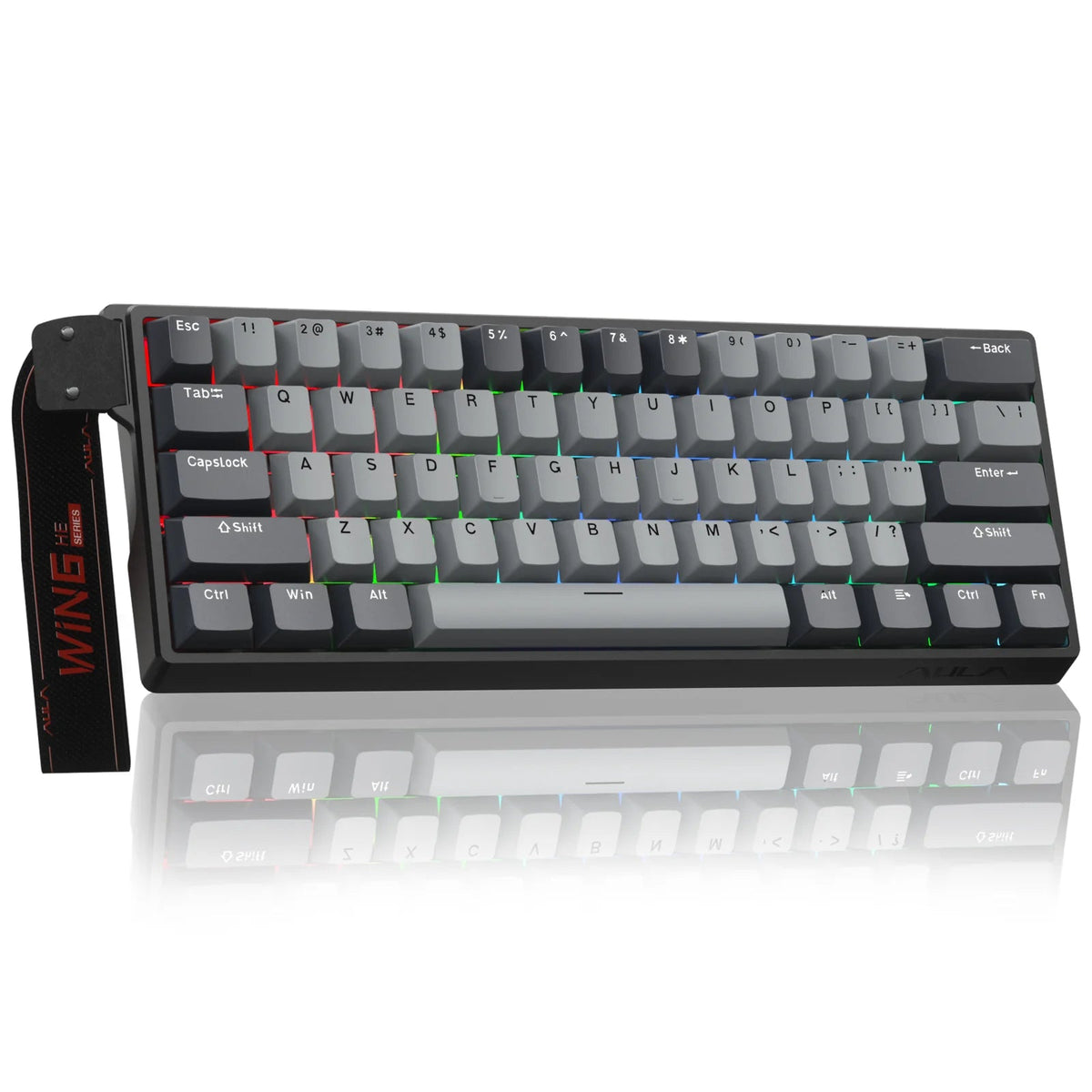 AULA WIN60 HE Pro MAX Wired Gaming Keyboard Hall Effect Magnetic Switch RT Adjustable Hot-Swap 8000Hz Esport Mechanical Keyboard - LeeHT