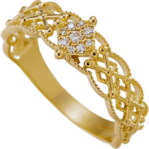 Bague Large Luxe 18K – Intemporelle - LeeHT