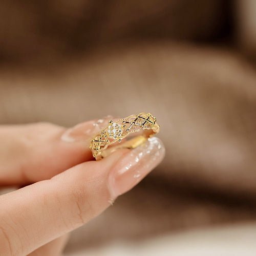 Bague Large Luxe 18K – Intemporelle - LeeHT