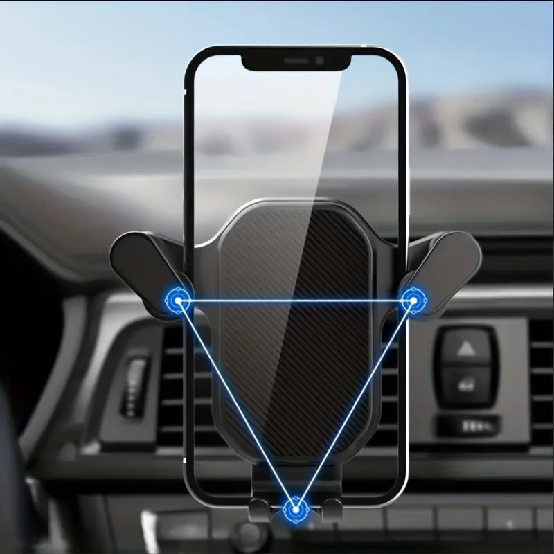 Car Phone Holder Car Air Vent Clip Mount Mobile Cell Stand Smartphone GPS Support For 4.7-6.7 Inch Mobile Devices - LeeHT
