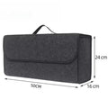 Car Trunk soft Organizer Felt Storage Box Accessories Large Anti Slip Compartment Boot Storage Organizer Tool Car Storage Bag - LeeHT