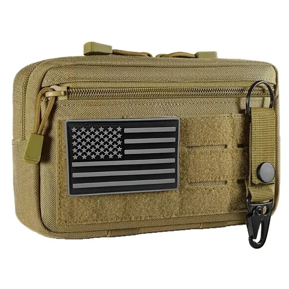 EDC Molle Tactical Pouch Waist Pack Compact Utility Pouches Waist Belt Bag Medical Bags Phone Case Outdoor Hunting Accessories - LeeHT