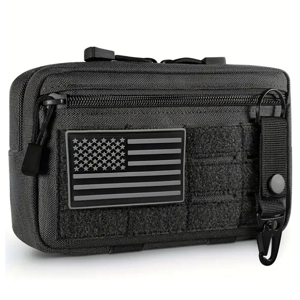 EDC Molle Tactical Pouch Waist Pack Compact Utility Pouches Waist Belt Bag Medical Bags Phone Case Outdoor Hunting Accessories - LeeHT
