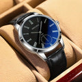 Fashion Quartz Belt Men's Watch Stainless Steel Round Wrist Watch, Ideal Choice for Gifts - LeeHT