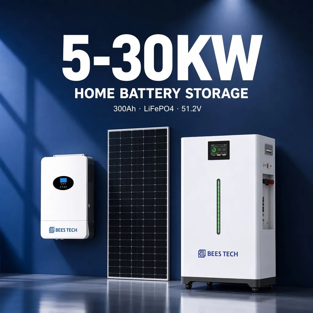 Fast Delivery Home Solar Battery Storage 51.2V 300Ah LiFePO4 Wall-Mounted Power Wall for House - LeeHT