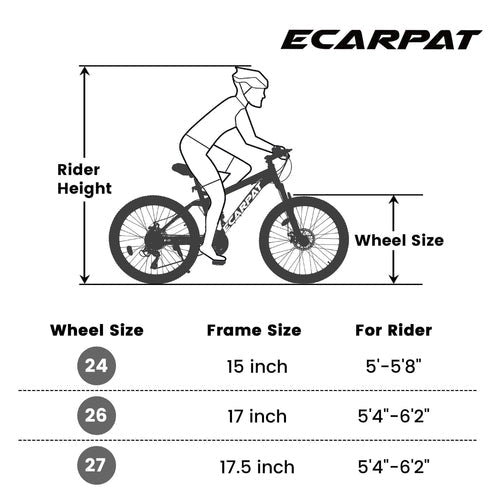 FlexRide™ 24 – 24" MTB Bike with Disc Brakes & 21-Speed Gears - LeeHT