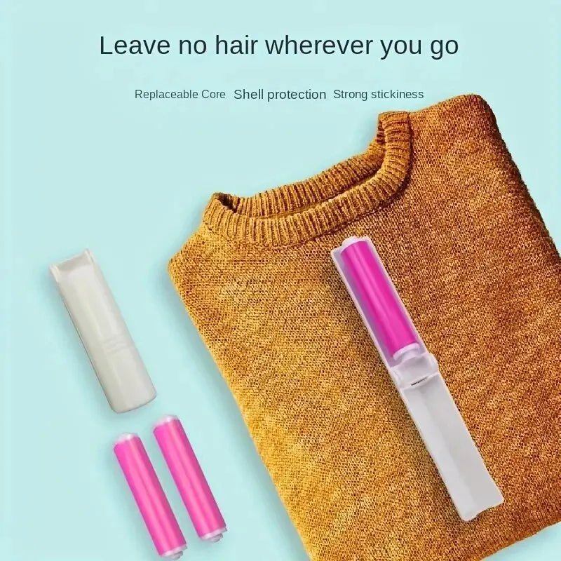 Foldable Washable Hair Collector Clothes Hair Remover Hair Removal Brush Sticky Hair Roller Rolling Brush Lint Roller Dust Colle - LeeHT