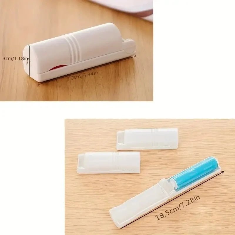 Foldable Washable Hair Collector Clothes Hair Remover Hair Removal Brush Sticky Hair Roller Rolling Brush Lint Roller Dust Colle - LeeHT