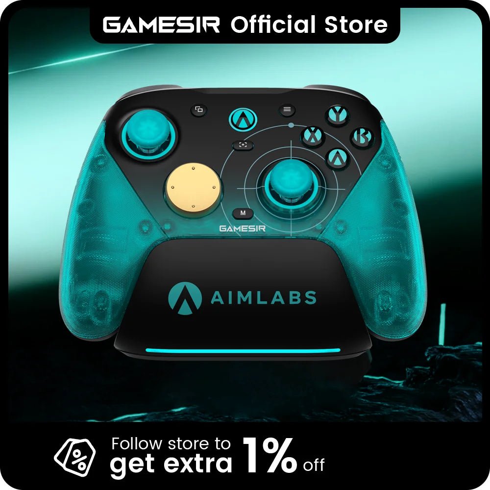 GameSir G7 Pro 8K Aimlabs Edition Wireless Switch Controller 8000Hz Polling Rate Gamepad, TMR Gen-2 Joystick Hall Effect Trigger - LeeHT