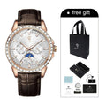 Gohuos 9813 Men's Quartz Watches and Gift Wholesale Luminous Waterproof Leather Band Business Customized Wristwatch for Male - LeeHT
