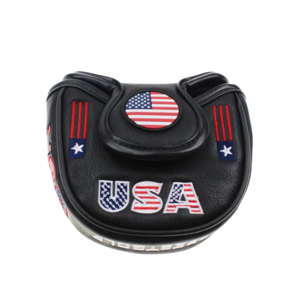 Golf USA America Mallet Putter Cover Headcover for Odyssey with Smart Design and Perfect Quality Head Protector Golf