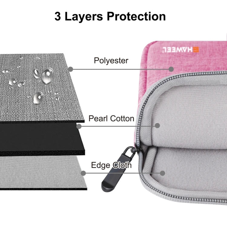 HAWEEL 15 Inch Laptop Briefcase Sleeve Waterproof Shockproof Carrying Bag for 15 15.6 Inch Notebook Computer - LeeHT