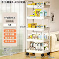 Hot 5-tier Kitchen Storage Shelf, Mobile Trolley, Floor-standing Multi-layer Storage Rack, for Snacks, Fruits and Vegetables - LeeHT