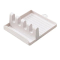 Kitchen Spoon Holders Fork Spatula Rack Shelf Organizer Plastic Chopsticks Holder Non-slip Spoons Pad - LeeHT