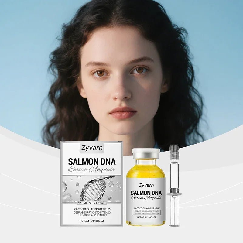 Korean Salmon Ampoule Serum PDRN Lifting Firming Radiating Skin Gentle Nourish Moisturizing Facial Serum Refresh Bouncy Essence - LeeHT