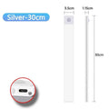 LED Cabinet Light USB Type-C Rechargeable Motion Sensor Led Lamp for Kitchen Wardrobe Cabinet Lighting 20cm/30cm/40cm/50cm/60cm - LeeHT