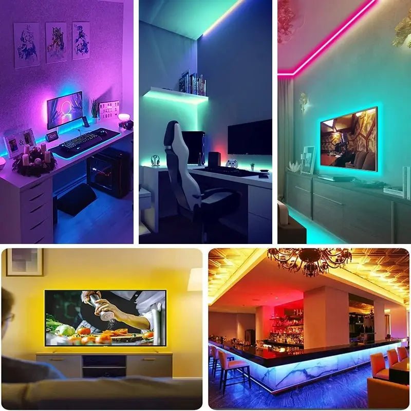 Led Lights for TV 3 Key Control Led Strip USB 5V Tape Lights for TV Backlight Home Party Decoration Flexible Ribbon - LeeHT