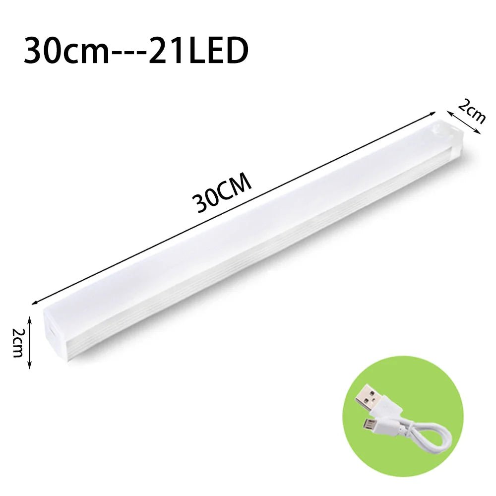 LED Motion Sensor Light Wireless LED Night Light Type C Rechargeable Light Cabinet Wardrobe Lamp Staircase Backlight For Kitchen - LeeHT