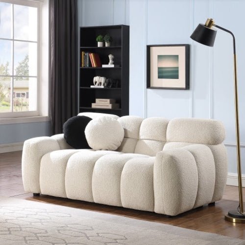 LuneluX_Home – 65" Bouclé Marshmallow Sofa | U.S. Comfort Edition - LeeHT