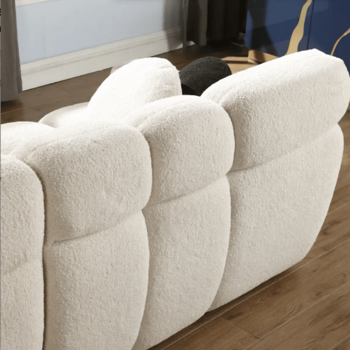 LuneluX_Home – 65" Bouclé Marshmallow Sofa | U.S. Comfort Edition - LeeHT