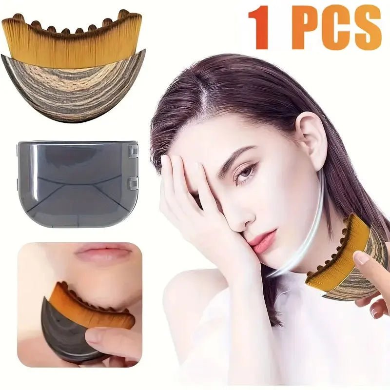 Lymphatic Contour Face Brush,Chin &Jawline Sculpting,Drainage Massager for Face,Ergonomically Designed to Fit The Skin Precisely - LeeHT