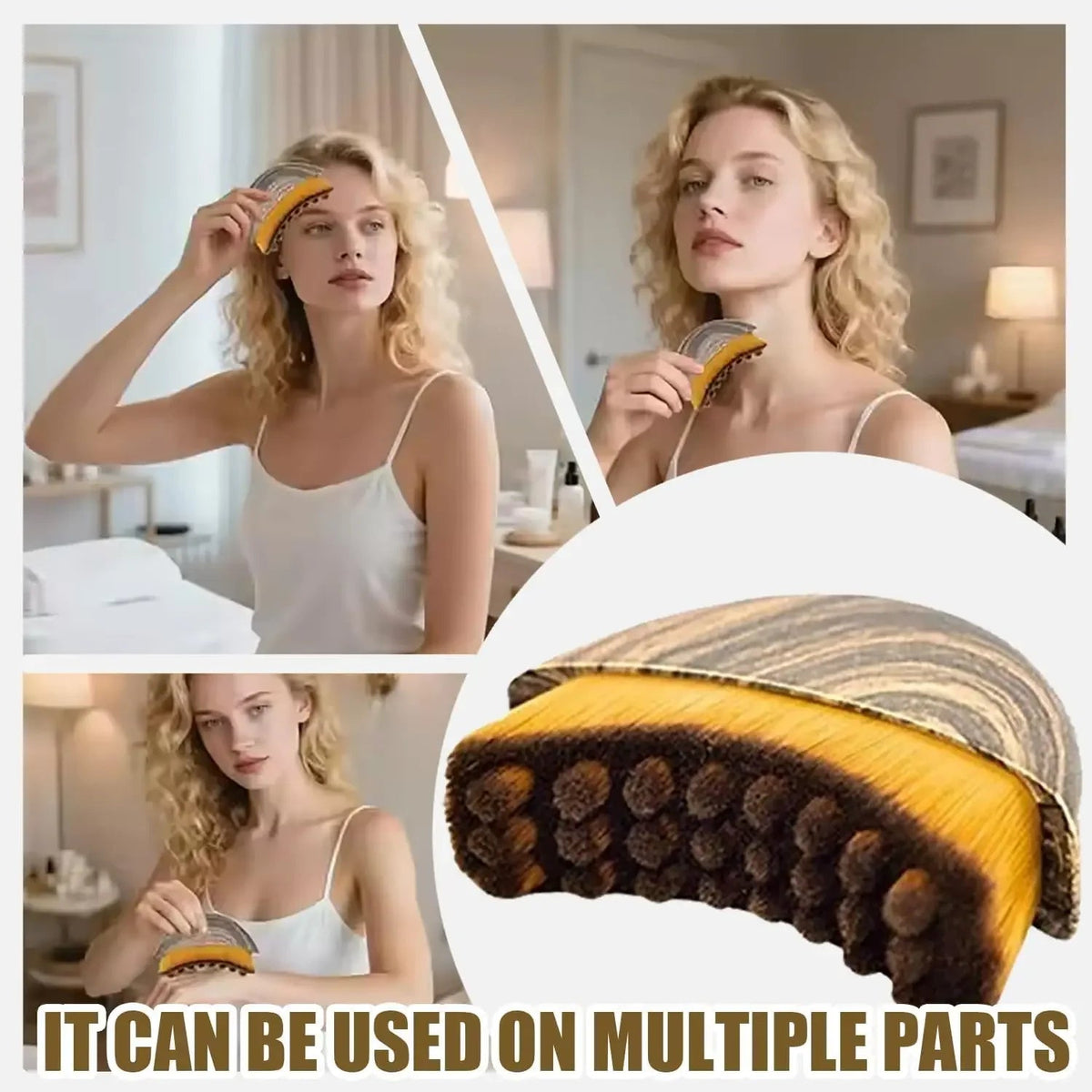 Lymphatic Contour Face Brush,Chin &Jawline Sculpting,Drainage Massager for Face,Ergonomically Designed to Fit The Skin Precisely - LeeHT