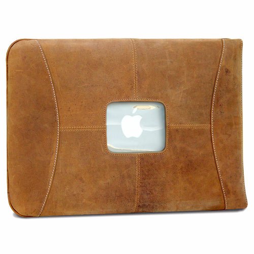 MacCase Premium Leather 16" MacBook Pro Messenger Bag - LeeHT