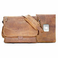 MacCase Premium Leather 16" MacBook Pro Messenger Bag - LeeHT