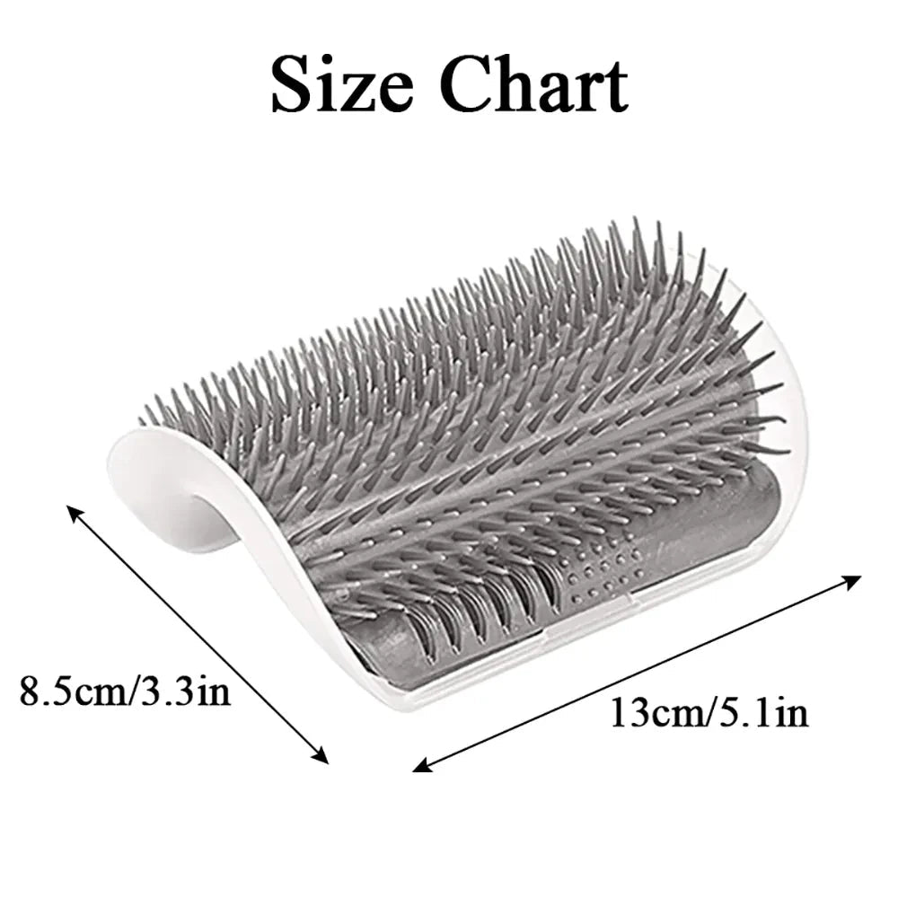 Massage Pet Cat Brush Corner Scrape Hair Removal Beauty Clean Corner Brush Removable Scratcher Comb for Kitten Cat - LeeHT